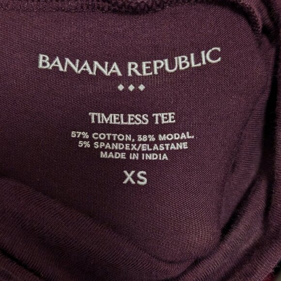 Banana Republic Timeless Turtleneck, Pinot Noir Purple, XS - Picture 4 of 5